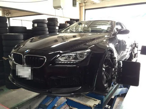 アライメント調整 名古屋 BMW M6 F12 ユニオンタイヤ