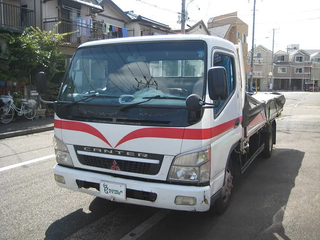 キャンター　エアコン修理　葛飾区堀切