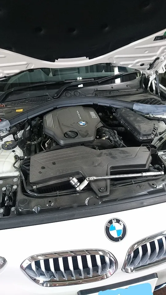 BMW120d(クリーンディーゼル車)法定点検整備＆Motulオイル交換他