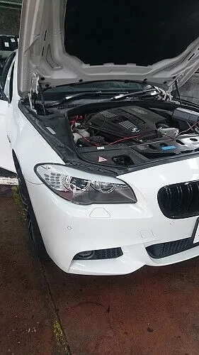 BMW5（F11）ワゴン、リアエア修理　診断機エア抜き充填等