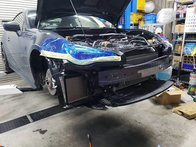 大淀町 Ｋ様 ＢＲＺ ＨＫＳオイルクーラー取り付け 御所市 Ｃａｒ