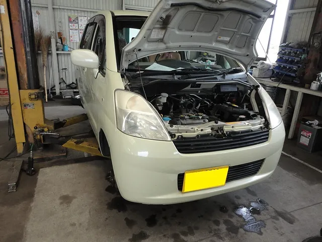 奥州市　車検整備　スズキ　MRﾜｺﾞﾝその①