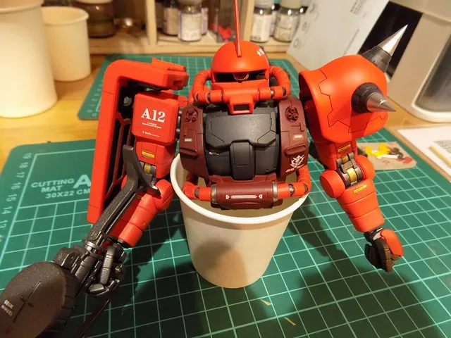 ガンプラレポート　ＭＳ－06Ｓ　ＺＡＫＵⅡ」