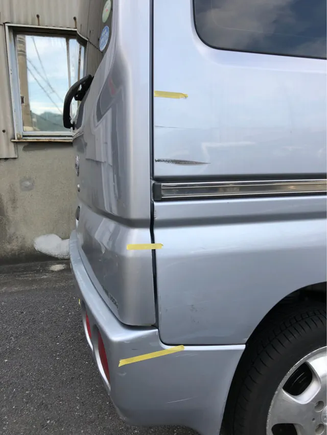 東大阪 鈑金塗装 │ クリッパーバン 事故車の保険修理