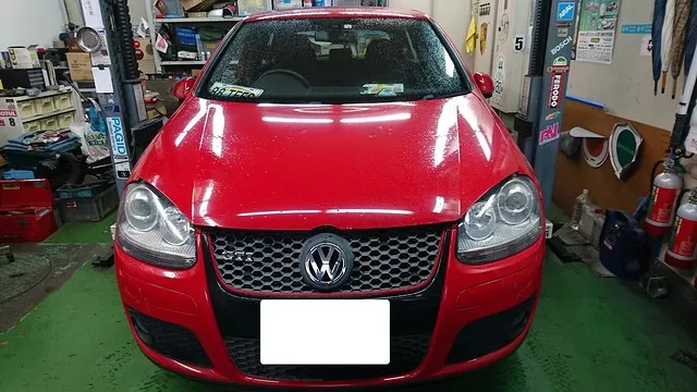 ＶＷゴルフＧＴＩ（ゴルフ５） エンジン異音＆チェックランプ点灯点検