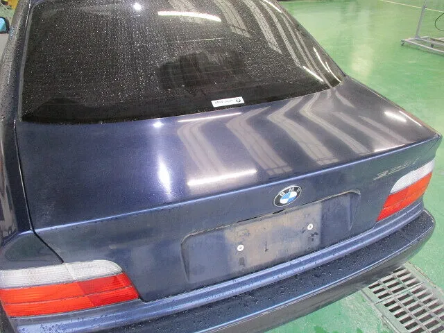 ルーフ　トランクパネル　クリア剥げ修理　BMW　325i　宇都宮市