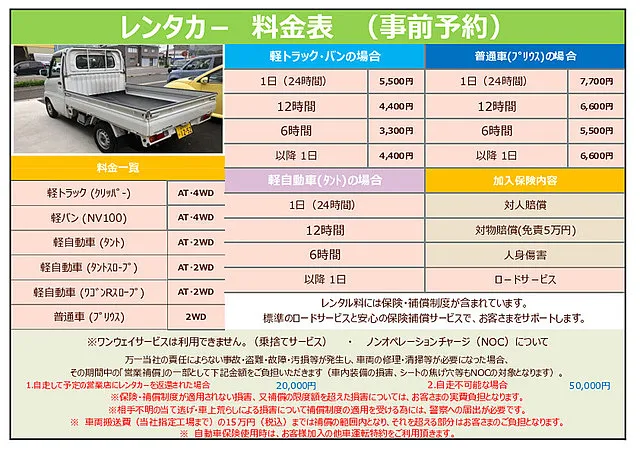 お気軽レンタカー