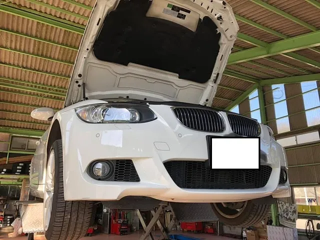 BMW修理：3ｼﾘｰｽﾞ　ｵｰﾊﾞｰﾋｰﾄ修理　鹿児島県鹿屋市　EURO CARS