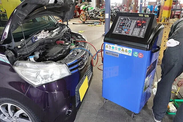 エアコン修理　エアコンガス漏れ止め剤　日産 ルークス│車修理　田川郡川崎町