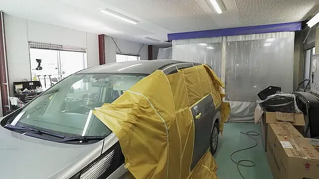 鈑金塗装（キズ・ヘコミ修理）の参考事例│福岡県田川郡　車修理