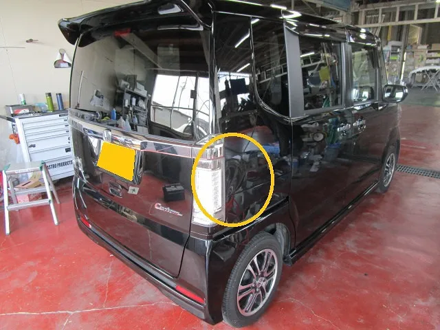 N-BOXクオーター修理 オリジナル工具ですんなり修正 交換手順画像あり ホンダ 給油ストラップ キャップ 紐 フィット NBOX 修理