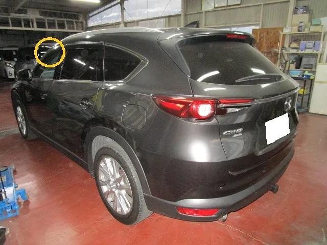 MAZDA CX-8 純正 左リアドアパネル/サイドパネル サイドガーニッシュ