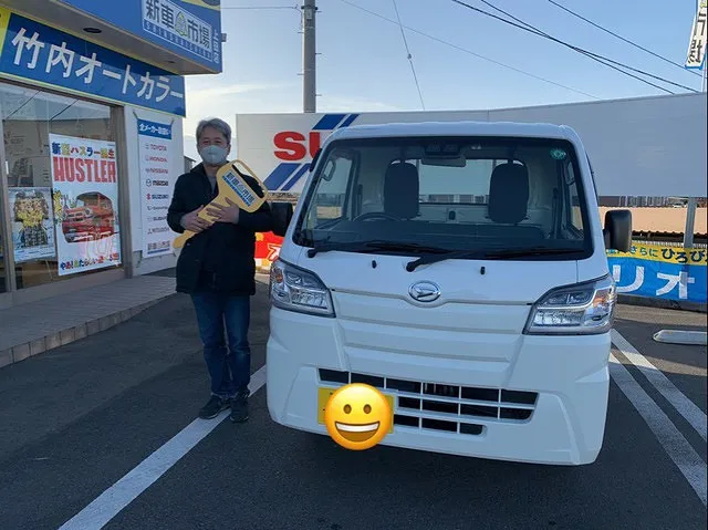 長和町のH様にダイハツ・ハイゼットを納車させていただきました！