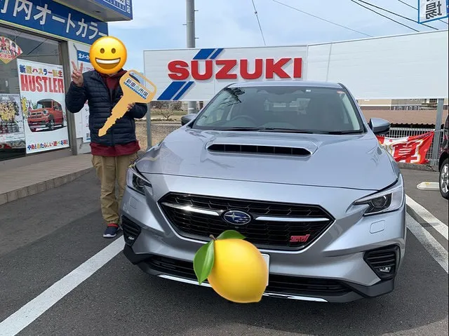上田市のI様に新車のスバル・レヴォーグを納車させていただきました！