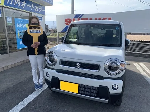 上田市のU様に新車のSUZUKI・HUSTLERを納車いたしました！