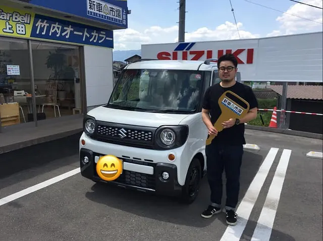 上田市のＮ様に新車のスズキ・スペーシアギアを納車させていただきました！