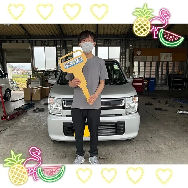 上田市のK様に新車のSUZUKI・WAGONRを納車いたしました！