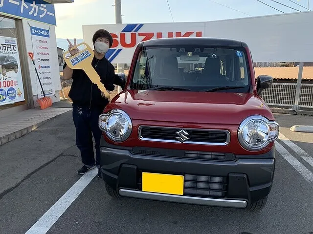 上田市のA様に新車のSUZUKI・HUSTLERを納車いたしました！