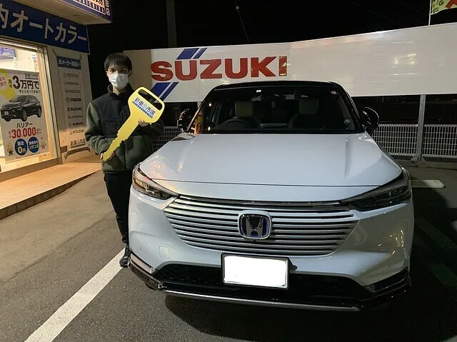 上田市のS様に新車のHONDA・ヴェゼルを納車いたしました！