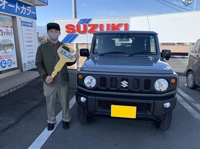 上田市のK様にSUZUKI・ジムニーを納車いたしました！