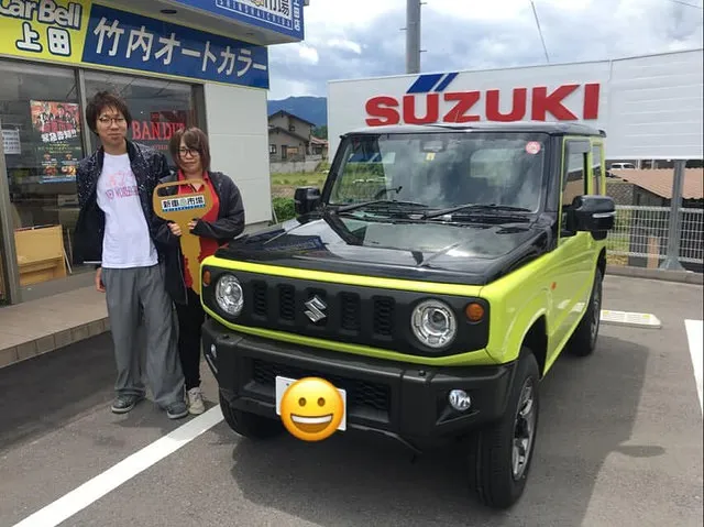 上田市のＴ様に新車のスズキ・ジムニーを納車させていただきました！