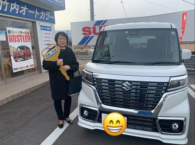 長野市のT様に新車スズキ・ スペーシアを納車させていただきました！