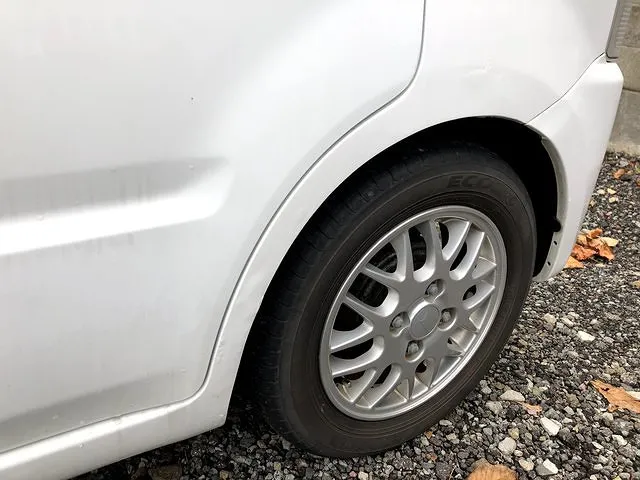 佐渡市　ワゴンR　腐食　サビ　板金　塗装　修理