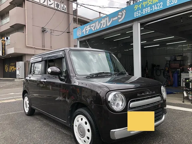 長久手市　持込タイヤ交換　ラパン