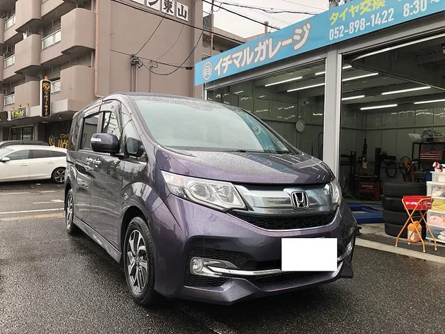 長久手市　持込タイヤ交換　ステップワゴン