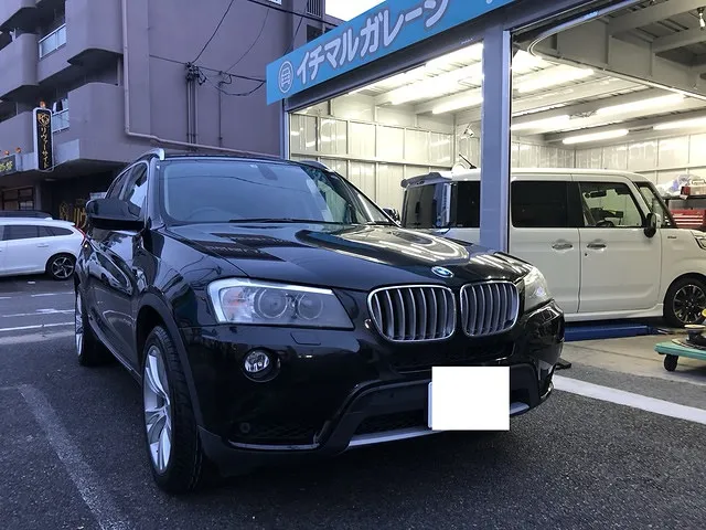 BMW X3 持込タイヤ交換 名古屋市名東区 尾張旭市 イチマルガレージ