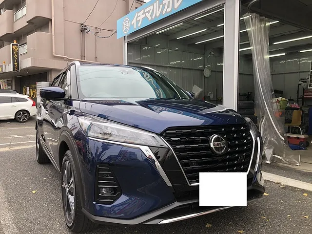 キックス　カーフィルム施行　瀬戸市