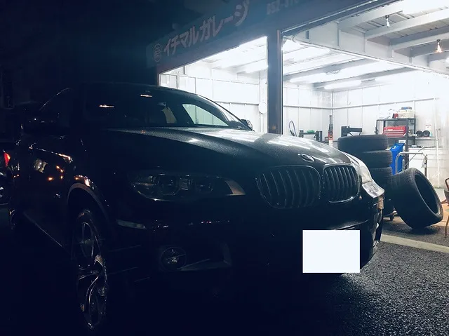 BMW X6　持込タイヤ交換　春日井市