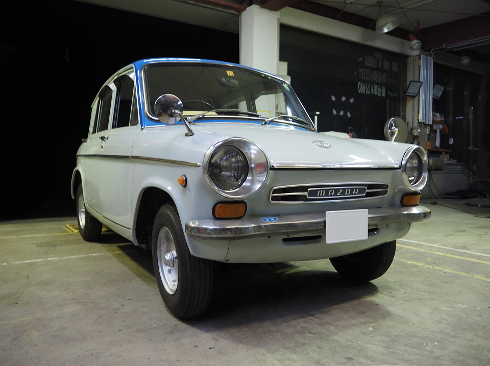 旧車 マツダ キャロル360 エンジンの白煙修理と車検後編