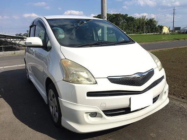 廃車買取　トヨタ　ラクティス　平成19年式　走行25.7万Km