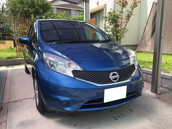 栃木県栃木市　車買取　日産　ノート　X Vｾﾚｸｼｮﾝ+ｾｰﾌﾃｨ　平成27年式　走行9.8万km　140,000円