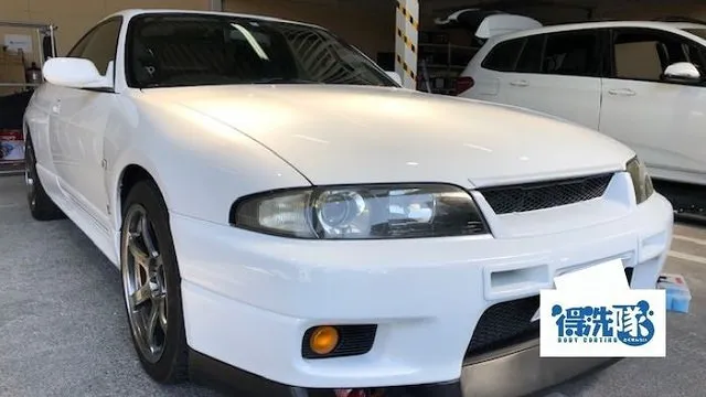 日産 33GT-R【ヘッドライトクリーニング&コーティング】