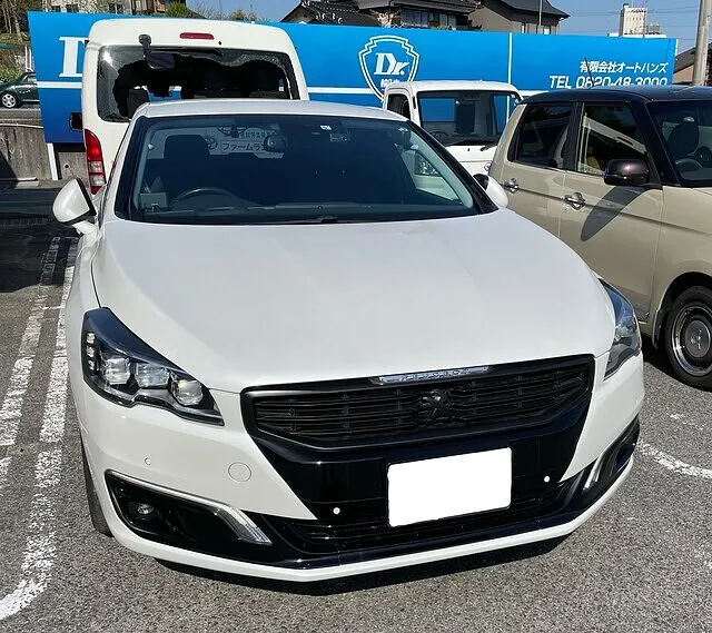 エンジンオイル漏れ修理　オイルポンプソレノイドバルブ交換　プジョー 508　59,290円（税込）│光市　車修理