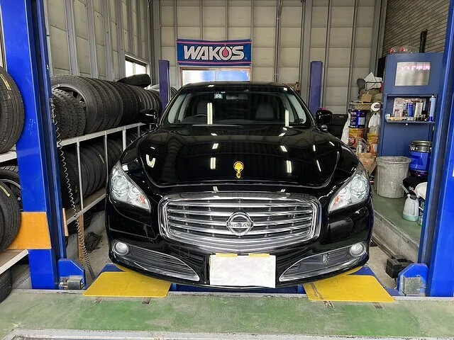 水戸市　トルコン太郎　日産　シーマ　ATF圧送交換