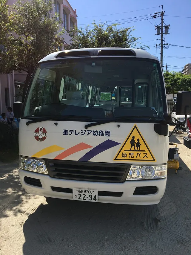 名古屋市　日野幼稚園バス　車内防臭抗菌コーティング「ラーフエイド」施工