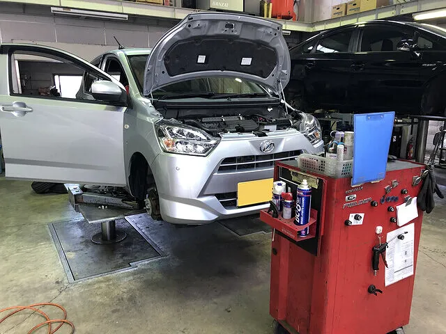 車検・オイル・オイルエレメント交換等　ダイハツ ミライース　費用：65,285円（税込）│明石市　車検・点検