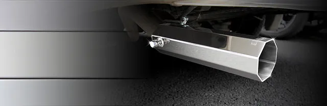 マフラーカッター　66ｍｍ ６角曲げ トラック 汎用 504129