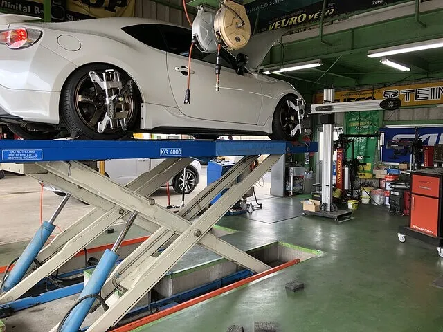 トヨタ　86　アライメント　調整　島根　大田