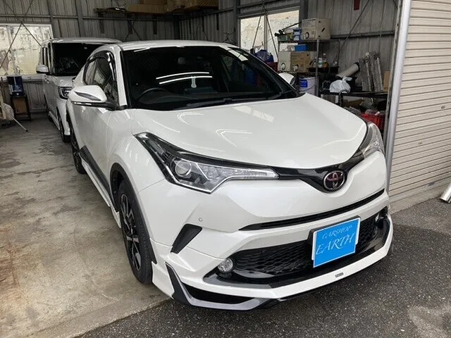 宜野湾市にお住いのT様　C-HR　車検事例　沖縄県北谷町カーショップアース