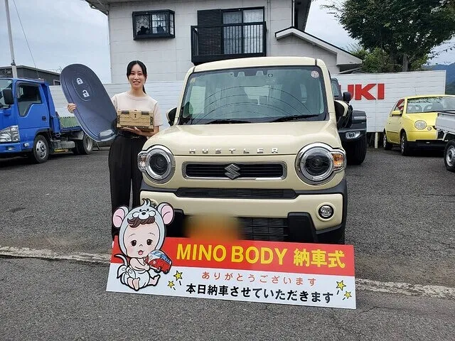 観音寺市　新車販売　スズキ　ハスラー　ナビ取付